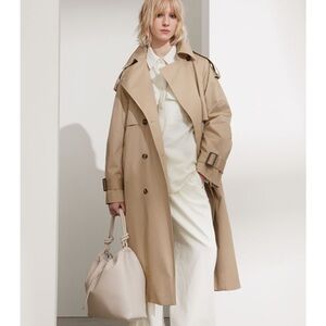 Buckle-Belt Trench Coat